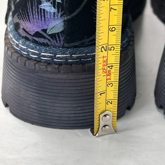 L'Artiste by Spring Step Avrilrose Leather/Textile Boot Multi Women 6.5-7 NWB - Picture 8 of 11